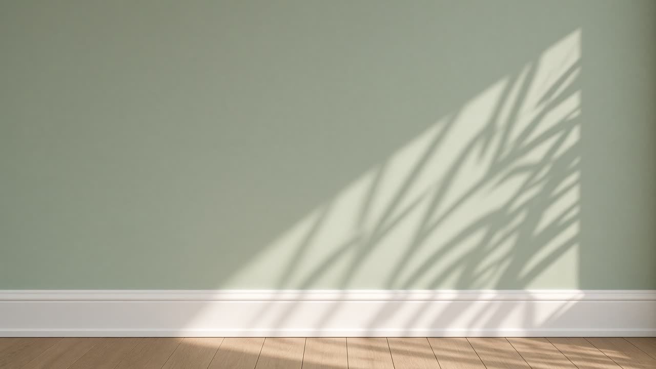 Freshly painted smooth wall (illustration)